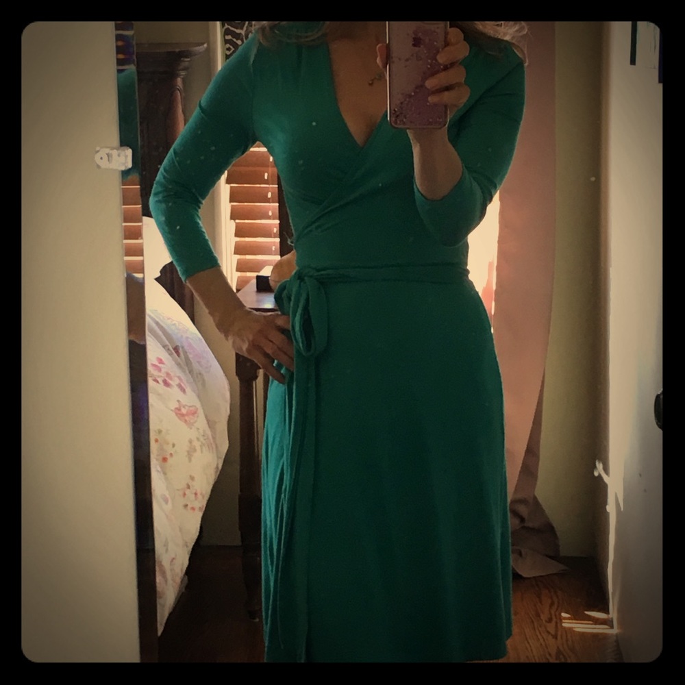 Banana Republic Emerald Dress!